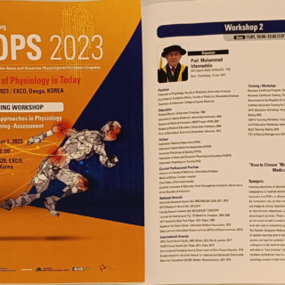 Sebagai pembicara Workshop Pendidikan: 
Prof. Dr. dr. Irfanuddin SpKO (dari IAIFI Daerah Palembang), dengan judul:
         “How to choose “Must Know” Lecture Topics in Medical Physiology”